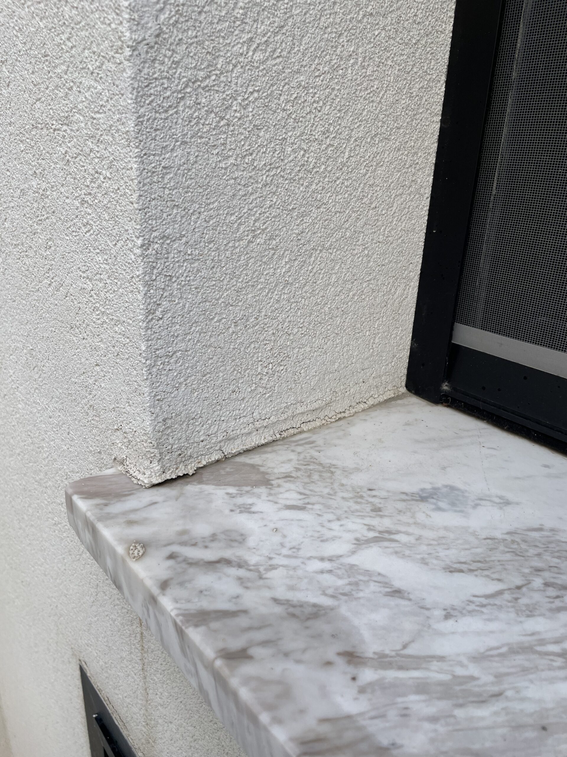 window ledge needs sealing