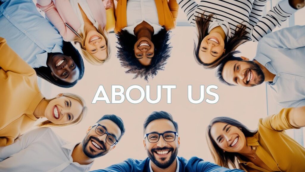 About us, group of 9 people